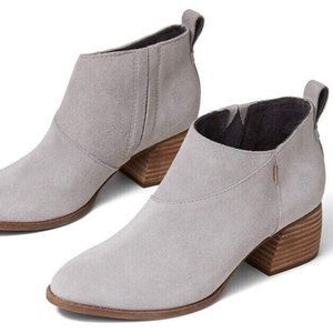 TOMS Leilani Drizzle Grey Suede Sz. 9.5 Women's Boots